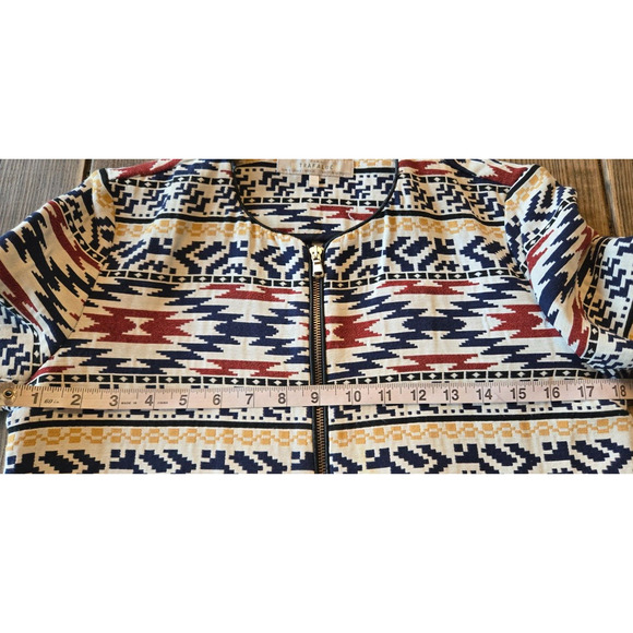 Zara Multicolor Patterned Blazer - Picture 10 of 12